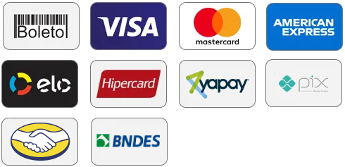 Formas de pagamento