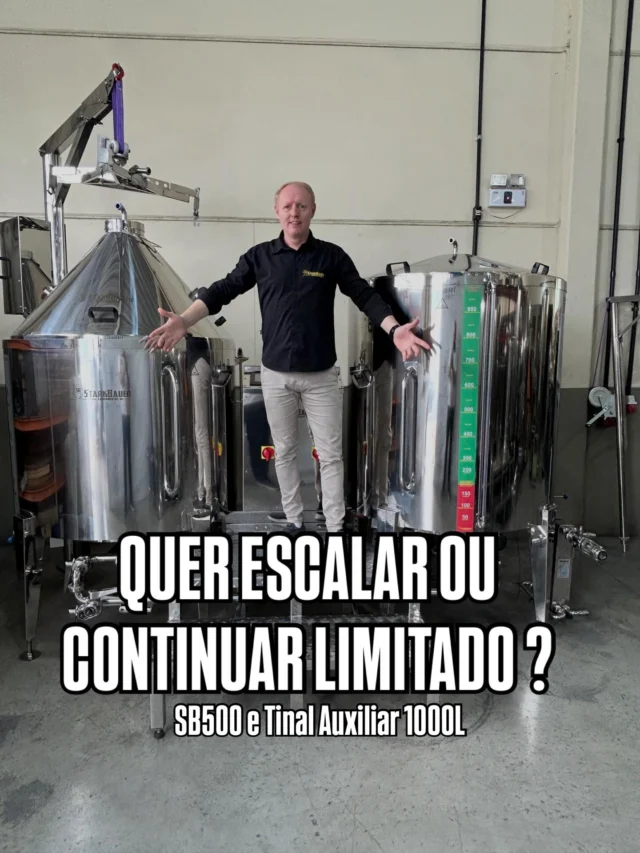 OS EQUIPAMENTOS QUE TRABALHAM PARA VOCÊA SB500 StarkBauen com Tina Auxiliar de 1000L foi desenvolvida para cervejarias que querem otimizar o processo sem comprometer qualidade e baixar os custos de produçãoA Tina Auxiliar organiza o fluxo produtivo, reduz desperdícios e acelera etapas estratégicas da brassagemResultado?✔ Mais eficiência por ciclo
✔ Menor custo operacional
✔ Maior previsibilidade de produçãoEnquanto muitos sistemas trabalham no limite, esse conjunto trabalha com estratégiaAgora queremos saber:👉 Sua cervejaria está preparada para escalar ou ainda está ajustando processo?Comente “ESCALAR” que enviamos mais informações no direct#StarkBauen #SB500 #CervejariaArtesanal #NanoCervejaria #Microcervejaria EquipamentoCervejeiro