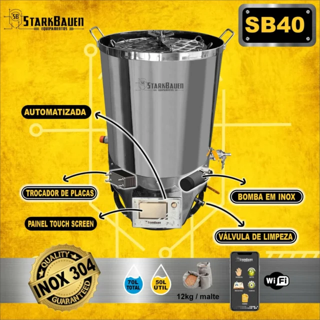 A PANELA QUE ESTÁ REVOLUCIONANDO O JEITO DE FAZER CERVEJA EM VASA 👊🏼🍺🍻A panela Cervejeira ideal para iniciar sua produção em casa. Essa Panela vai entregar até 50 litros de mosto pronto! Volume ideal para quem pretende iniciar produções de pequena escala e ingressar no segmento de cerveja artesanalISSO É A STARKBAUEN🍻⬇️🤙🏽🍻⬇️🤙🏽🍻⬇️🤙🏽
WhatsApp - (47) 3271-5368
contato@starkbauen.com.br
www.starkbauen.com.br
