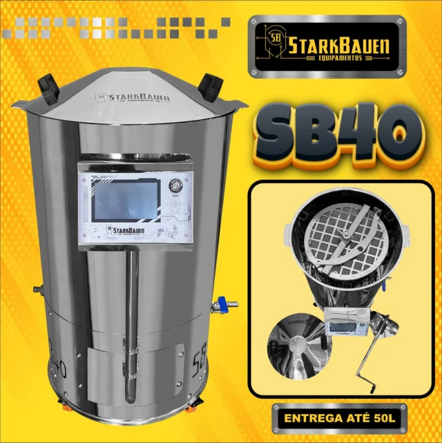 SUA CERVEJA COMEÇA AQUI🔥 Quer começar a produzir cerveja artesanal de verdade?A SB40 StarkBauen é uma das máquinas mais escolhidas por quem quer sair da gambiarra e começar a produzir com padrão profissional⚙️ Automação completa
🍺 Produção de até 50 litros por brassagem
🛠 Construção robusta em inox
📊 Controle preciso de todo o processoCom a SB40, você tem controle total da produção e consegue criar cervejas com qualidade e consistência.Agora me conta aqui 👇🍺 Você já faz cerveja em casa ou quer começar?📩 Quer saber preço, prazo e como montar seu setup com a SB40?
Envie “SB40” no Direct que nossa equipe te respondeStarkBauen — equipamentos para quem leva cerveja a sério