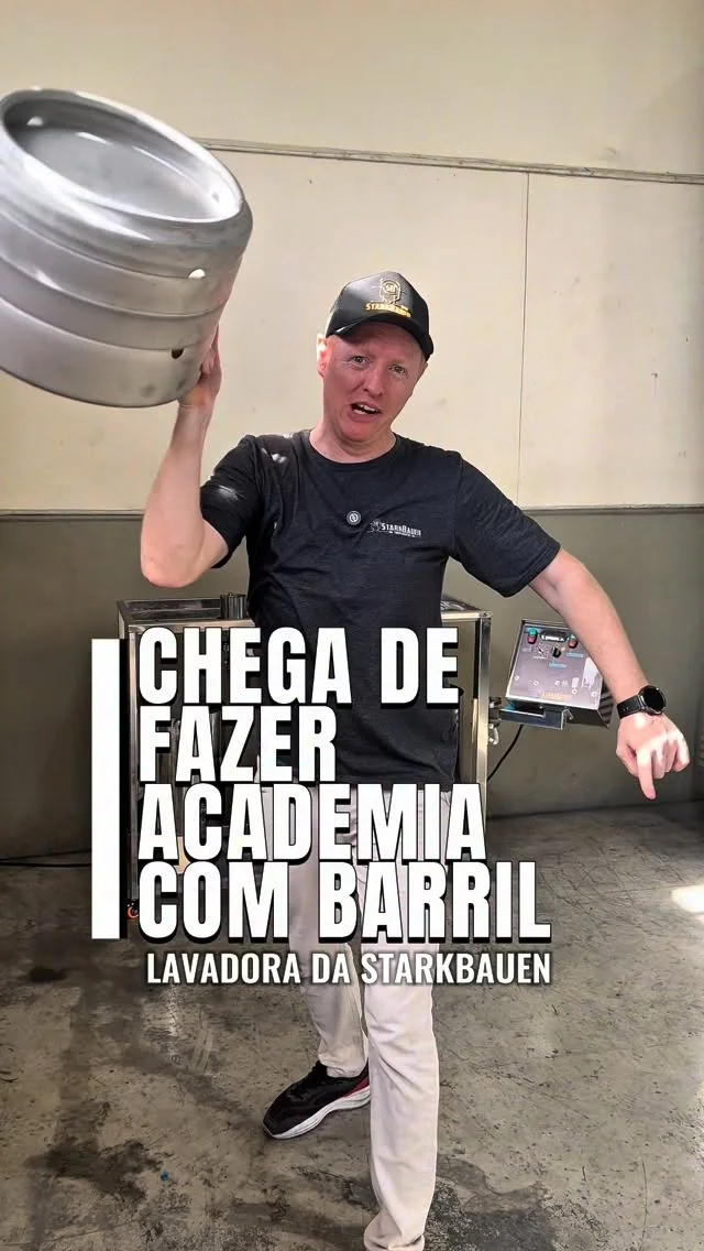NUNCA MAIS PERCA SEU FIM DE SEMANA LAVANDO BARRIL E GARRAFAS NA MÃO 🚨‼️👍🏻🍺Menos tempo limpando, mais tempo criando receitas incríveis. 🍺✨
A Lavadora 3 em 1 da StarkBauen foi pensada para quem não abre mão da praticidade sem perder o rigor técnico. Limpeza completa e segura para seus barris, garrafa e também no tanque, garantindo que o brilho da sua cerveja comece na higienização.Dê um upgrade no seu setup hoje mesmo. 🛠️#lavadoradebarril #starkbauen #lavadoradegarrafas #cervejaria