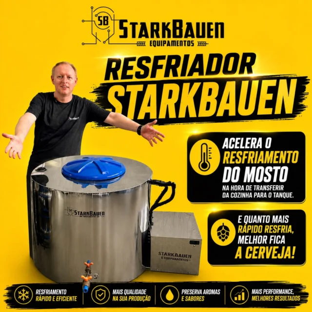 🚨 O resfriamento do mosto não é uma etapa para fazer de qualquer jeito.Depois da fervura, cada minuto importa.Quanto mais rápido e de forma adequada você consegue reduzir a temperatura do mosto, maior é o controle sobre o processo e menores são os riscos de comprometer as características que você trabalhou tanto para construir na receita.É aí que entra o Resfriador StarkBauen. ⚙️🔥❄️Projetado para entregar um resfriamento rápido, eficiente e consistente, ele transforma uma etapa crítica da produção em um processo sob controle.Porque você pode ter a melhor receita, os melhores ingredientes e uma excelente brassagem…Mas se errar no resfriamento, todo esse trabalho pode ser colocado em risco.🍺 Mosto bem resfriado. Processo sob controle. Cerveja no nível que você espera.Quer saber qual resfriador StarkBauen é ideal para a sua produção?📲 Mande “RESFRIADOR” no Direct e fale com nossa equipe.ISSO É A STARKBAUEN🍻⬇️🤙🏽🍻⬇️🤙🏽🍻⬇️🤙🏽
WhatsApp - (47) 3271-5368
contato@starkbauen.com.br
www.starkbauen.com.br#StarkBauen #CervejaArtesanal #CervejeiroCaseiro #NanoCervejaria #CervejariaProfissional
