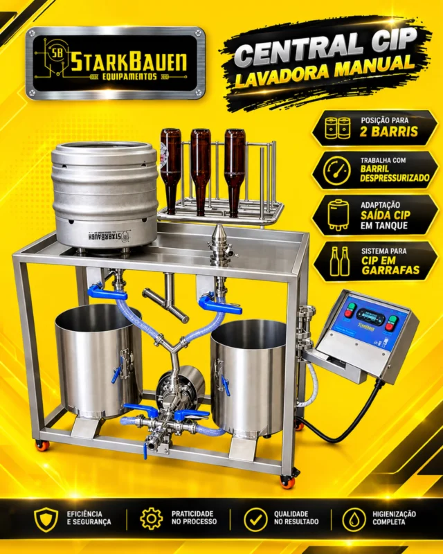 Crescimento das Nanocervejarias 🟡🍻Adeus lavagem manual: eficiência e baixo custo para quem está crescendo!
Muitas nanocervejarias começam com uma produção pequena e enfrentam o mesmo desafio: a lavagem de barris feita de forma 100% manual. Conforme o negócio cresce, esse processo se torna um gargalo demorado, cansativo e difícil de padronizar.
Foi pensando exatamente nesse momento de transição que desenvolvemos esta Central CIP Lavadora de Barril. Criamos um projeto sob medida para atender à realidade de quem precisa escalar com inteligência: uma máquina simples, altamente eficiente e de baixo custo.
O resultado? Uma automação totalmente acessível que:
✔️ Elimina o esforço braçal e o tempo perdido.
✔️ Garante o rigor sanitário que o mercado exige.
✔️ Cabe perfeitamente no orçamento de uma nanocervejaria em expansão.
Se a sua cervejaria deu o próximo passo e precisa agilizar a limpeza dos barris sem estourar o orçamento, nós temos a solução ideal.
📲 Fale com a nossa equipe no direct e faça um orçamento!ISSO É A STARKBAUEN🍻⬇️🤙🏽🍻⬇️🤙🏽🍻⬇️🤙🏽
WhatsApp - (47) 3271-5368
contato@starkbauen.com.br
www.starkbauen.com.br
#starkbauen #lavadoradebarril #nanocervejaria #cervejariaartesanal