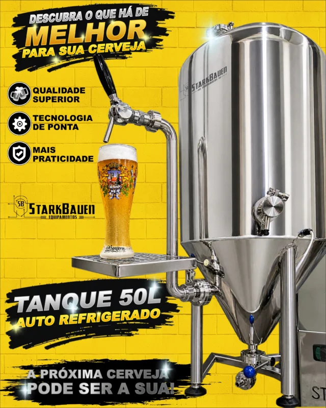 UMA RÉPLICA DE UM TANQUE GIGANTE NA SUA CASA, MESTRE! 🍺

O Tanque de 50L Auto Refrigerado é uma réplica perfeita e robusta dos grandes tanques cervejeiros comerciais, projetado especialmente para caber na sua casa. 

Não é à toa que ele se tornou o verdadeiro xodó da galera e um dos mais vendidos da StarkBauen!

Garanta qualidade superior, tecnologia de ponta e muito mais praticidade para o seu processo. 

A próxima grande cerveja pode ser a sua!

Acesse o link da nossa bio e garanta o seu campeão de vendas

ISSO É A STARKBAUEN

🍻⬇️🤙🏽🍻⬇️🤙🏽🍻⬇️🤙🏽
WhatsApp - (47) 3271-5368
contato@starkbauen.com.br
www.starkbauen.com.br

#starkbauen #cervejacaseira #homebrew #cervejaartesanal